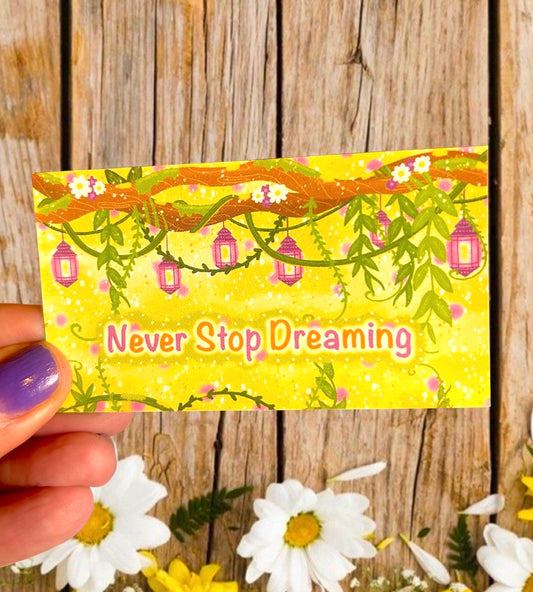 Never Stop Dreaming Fridge Magnet