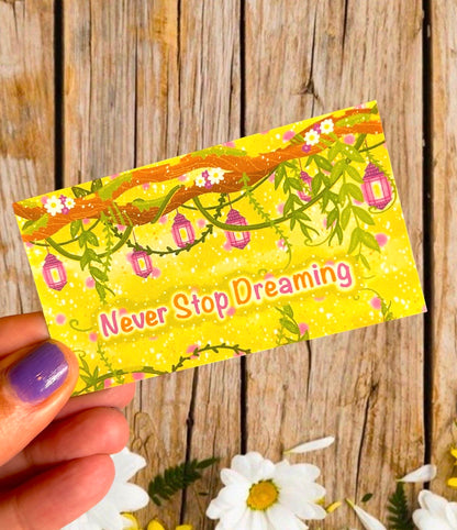 Never Stop Dreaming Fridge Magnet