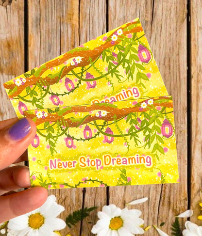 Never Stop Dreaming Fridge Magnet