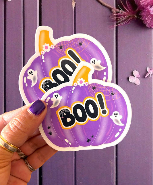 BOO Halloween Sticker