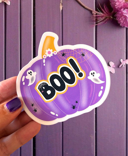 BOO Halloween Sticker