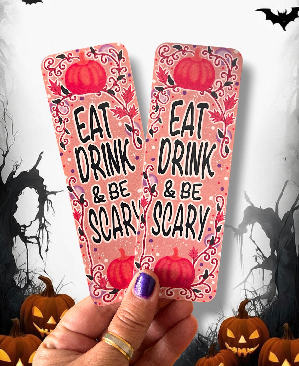 Eat, Drink & Be Scary Bookmark