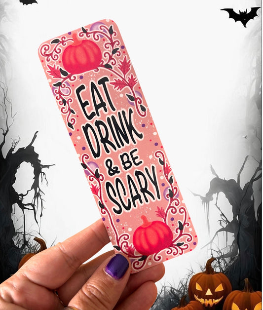 Eat, Drink & Be Scary Bookmark