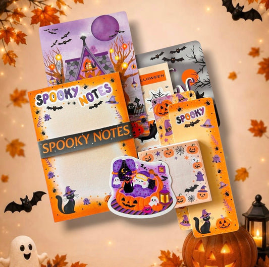 Spooky Notes Stationery Bundle