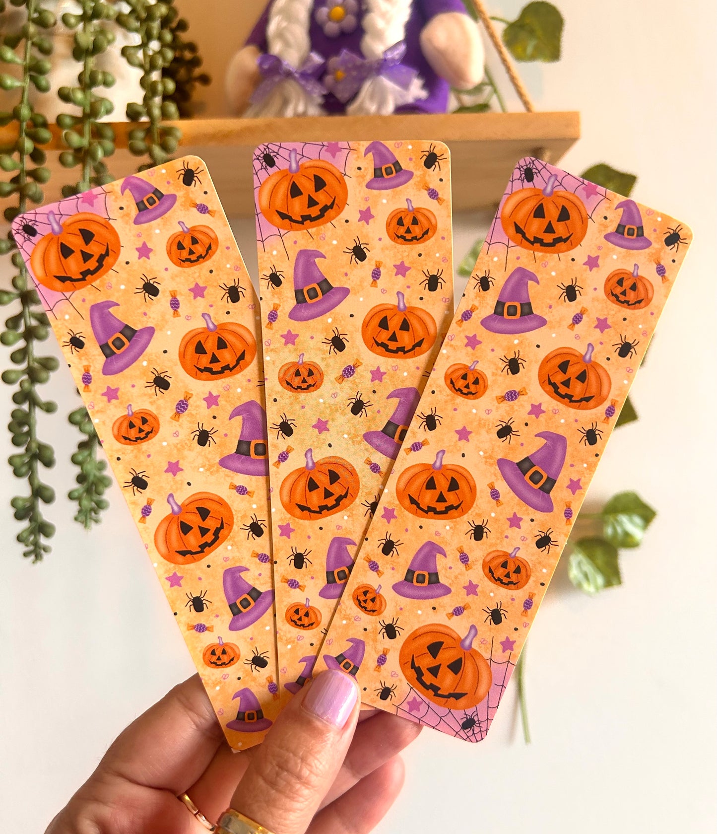 Halloween Pumpkin Patch Bookmark