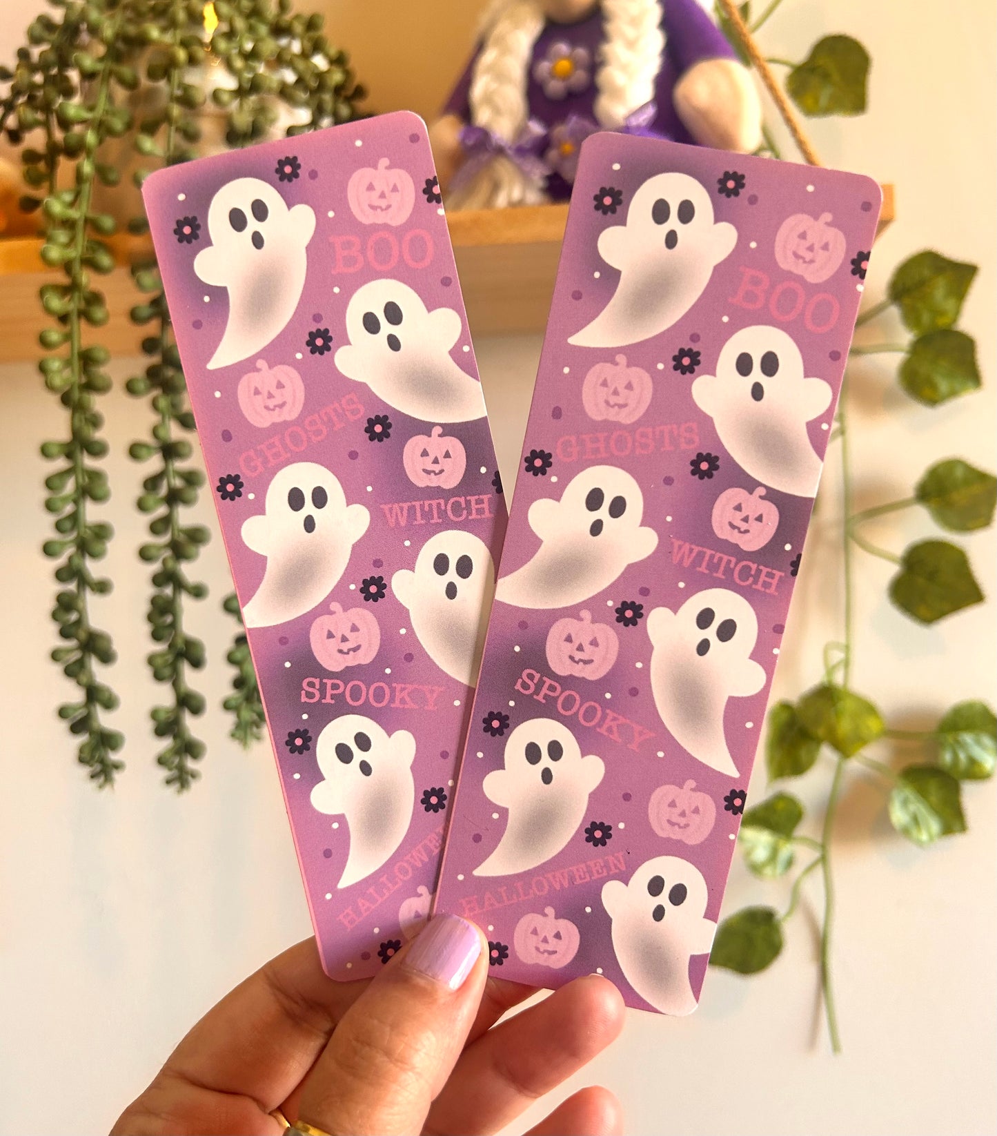 Boo Halloween Bookmarks