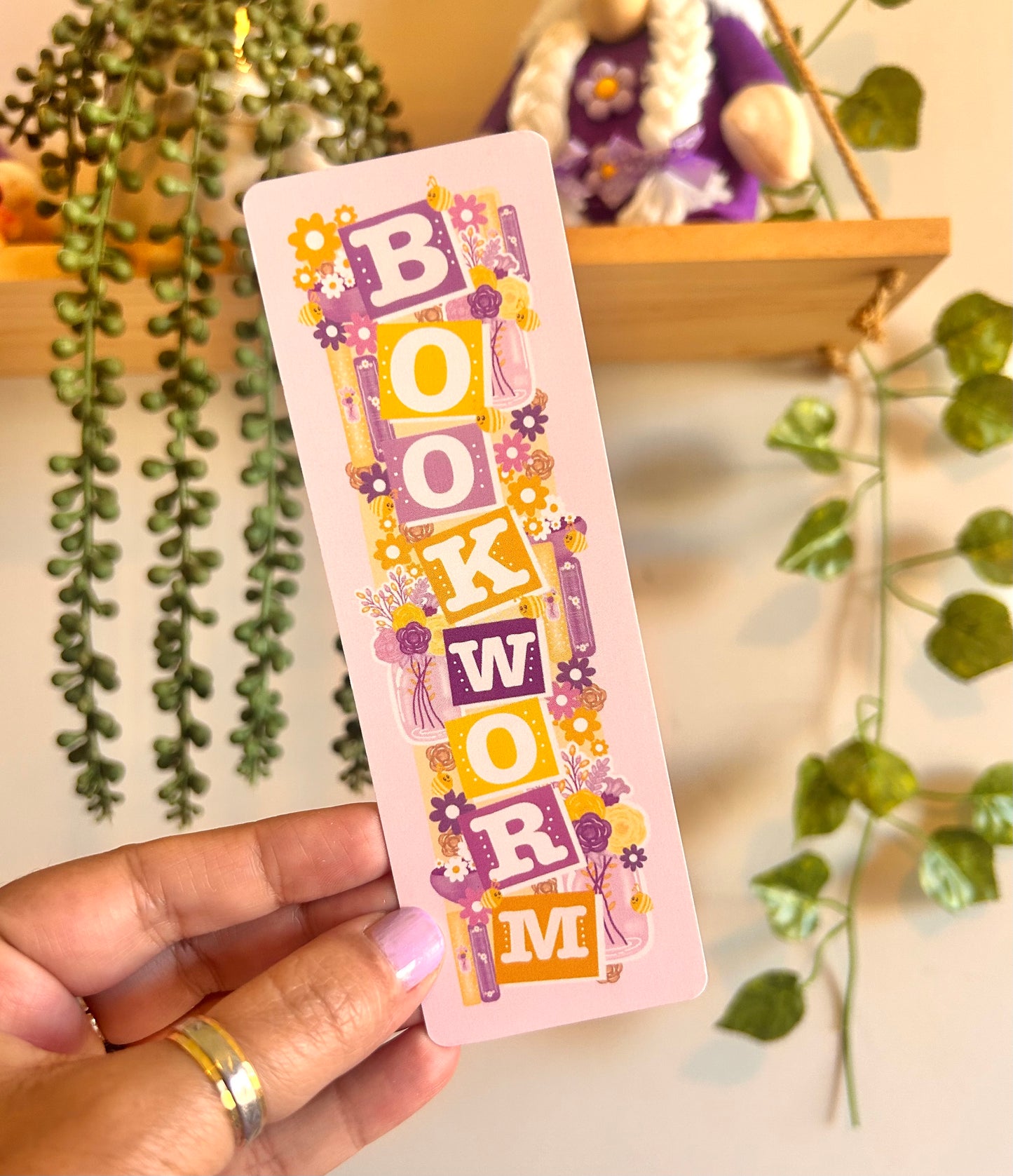 Bookworm Bookmark