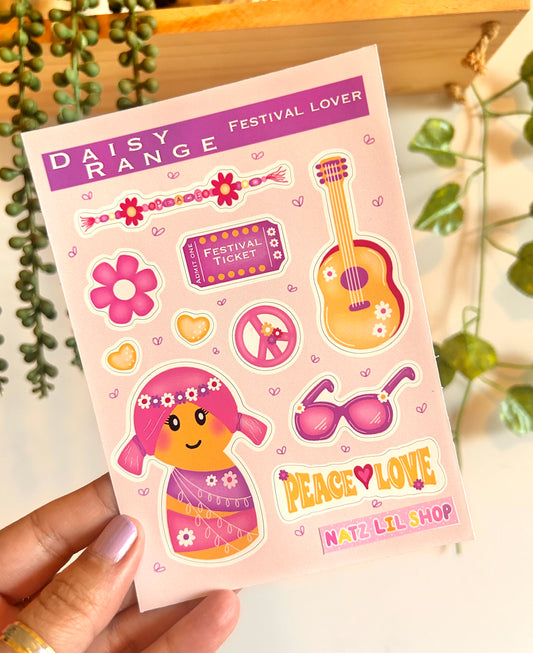 Festival Lover Sticker Sheet