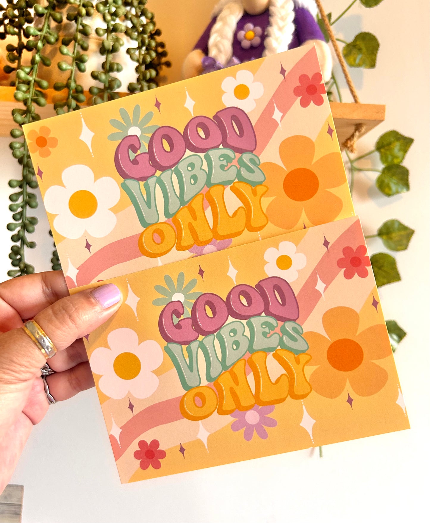 Good Vibes Only Cards