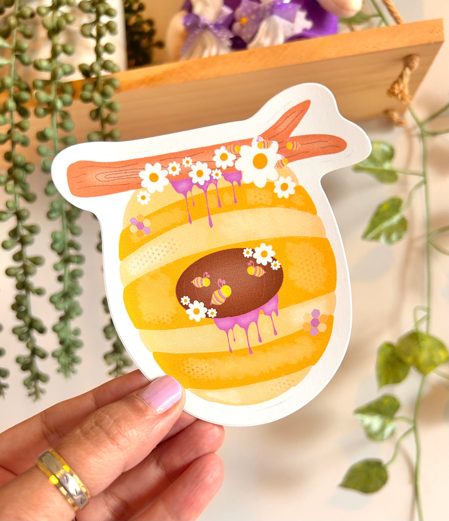 Beehive Vinyl Sticker