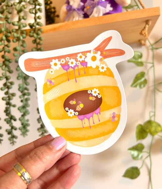 Beehive Vinyl Sticker