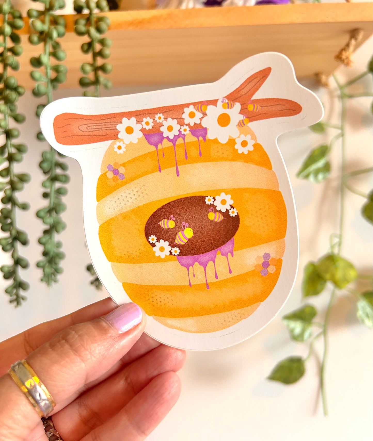 Beehive Vinyl Sticker