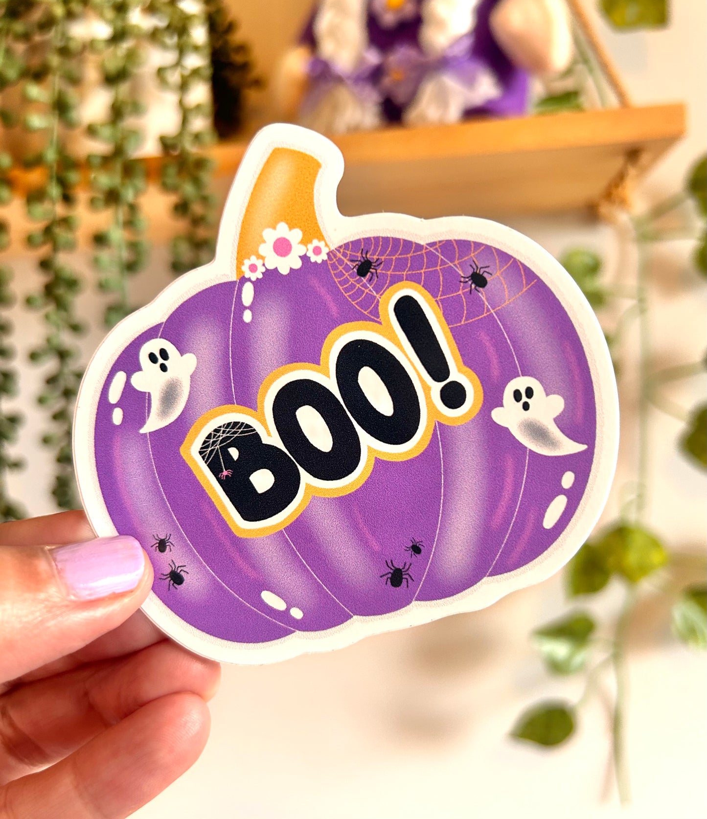BOO Halloween Sticker
