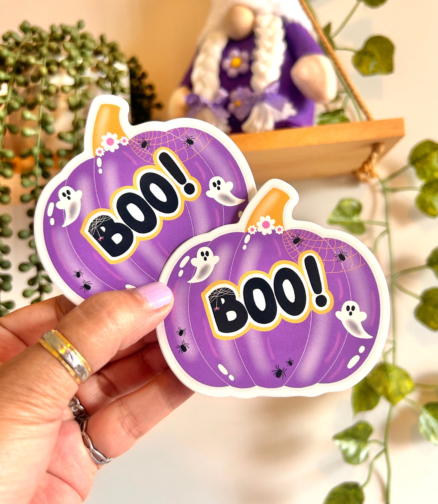 BOO Halloween Sticker