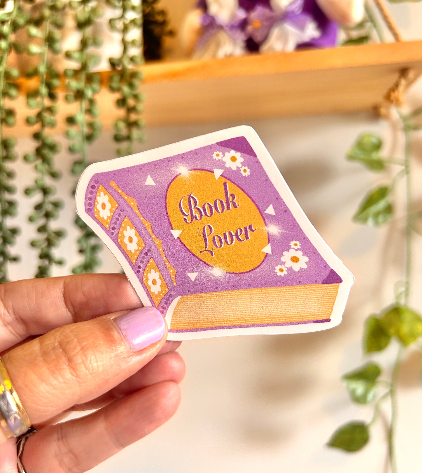 Book Lover Vinyl Sticker