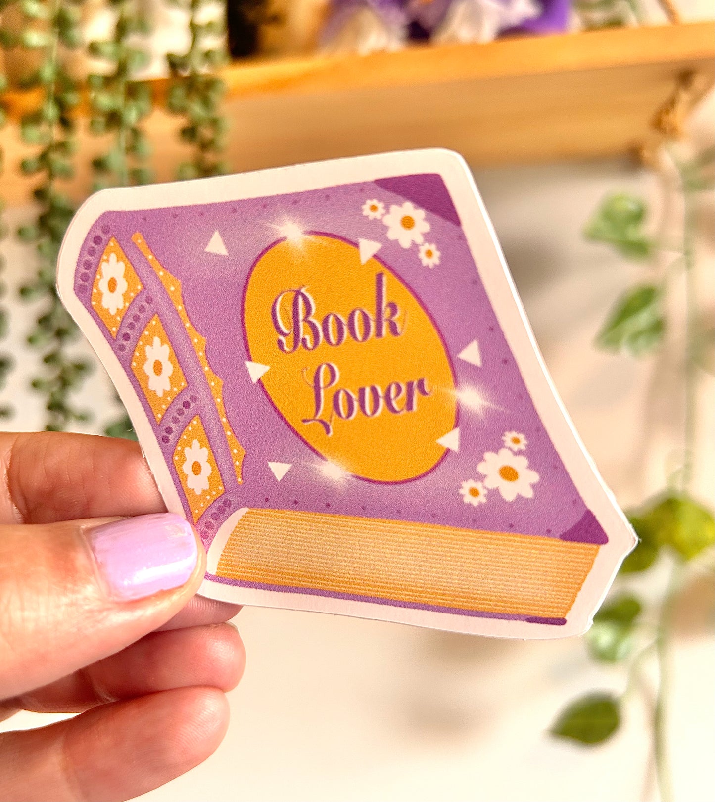 Book Lover Vinyl Sticker