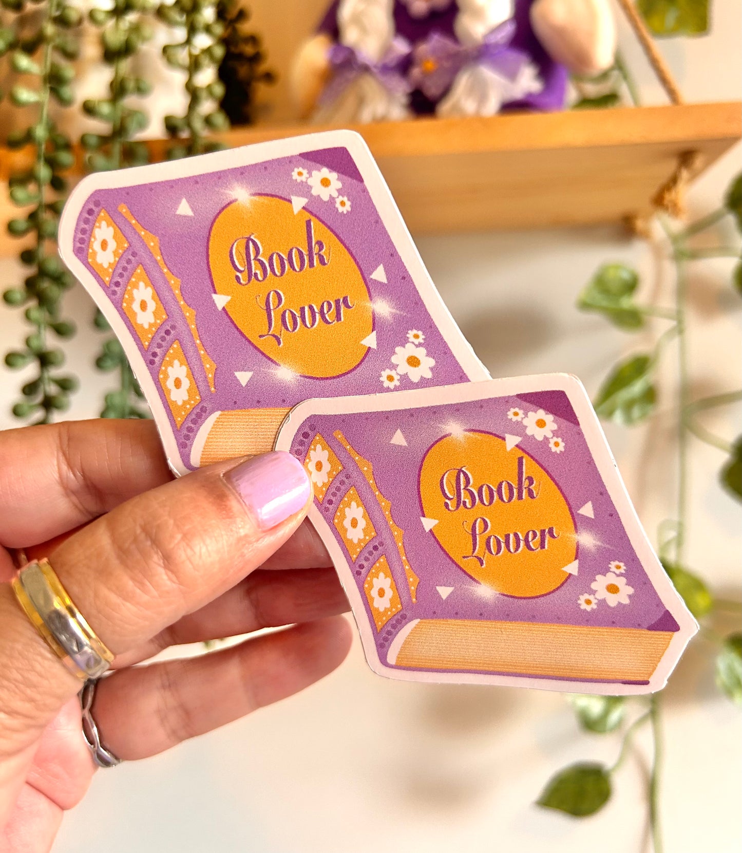 Book Lover Vinyl Sticker