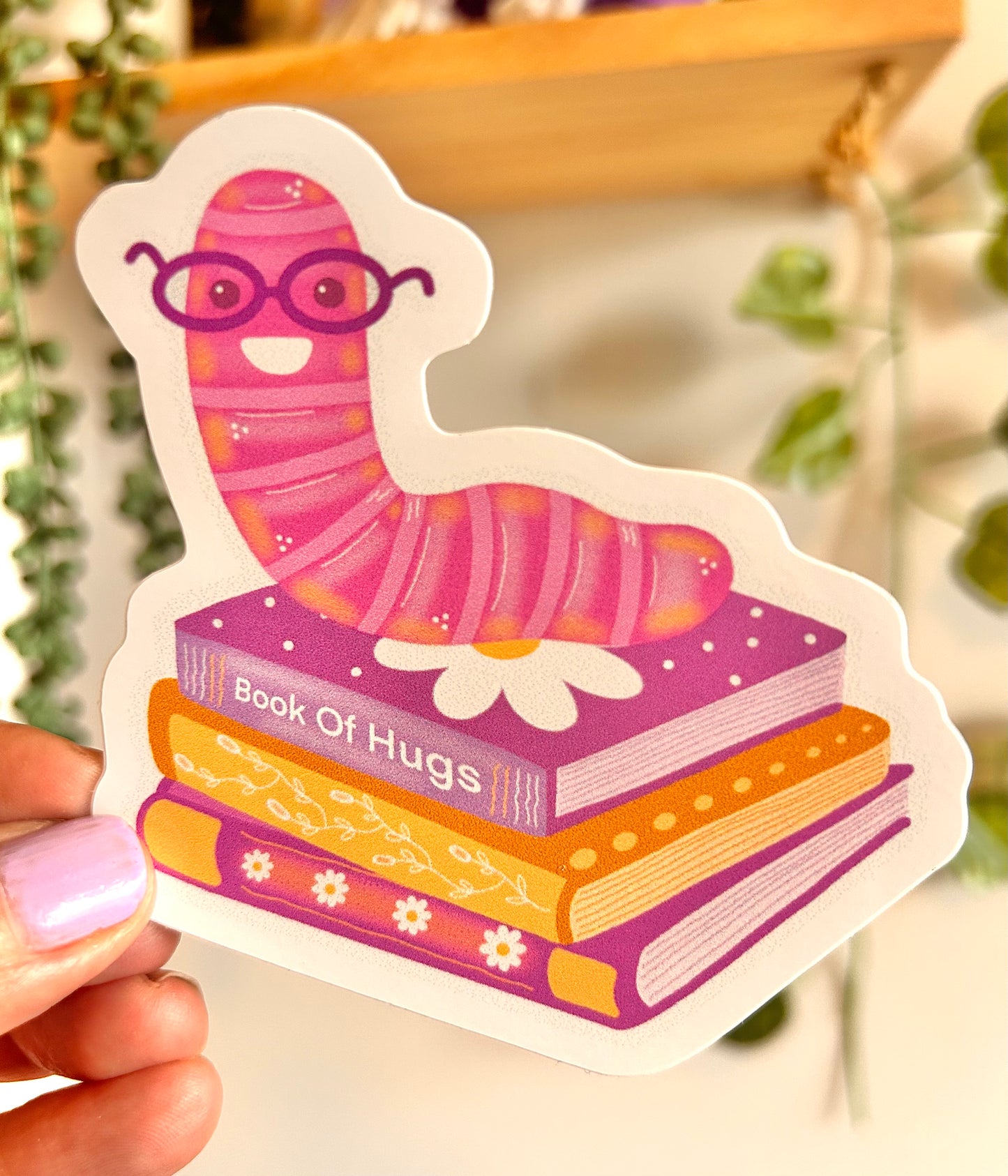Bookworm Sticker