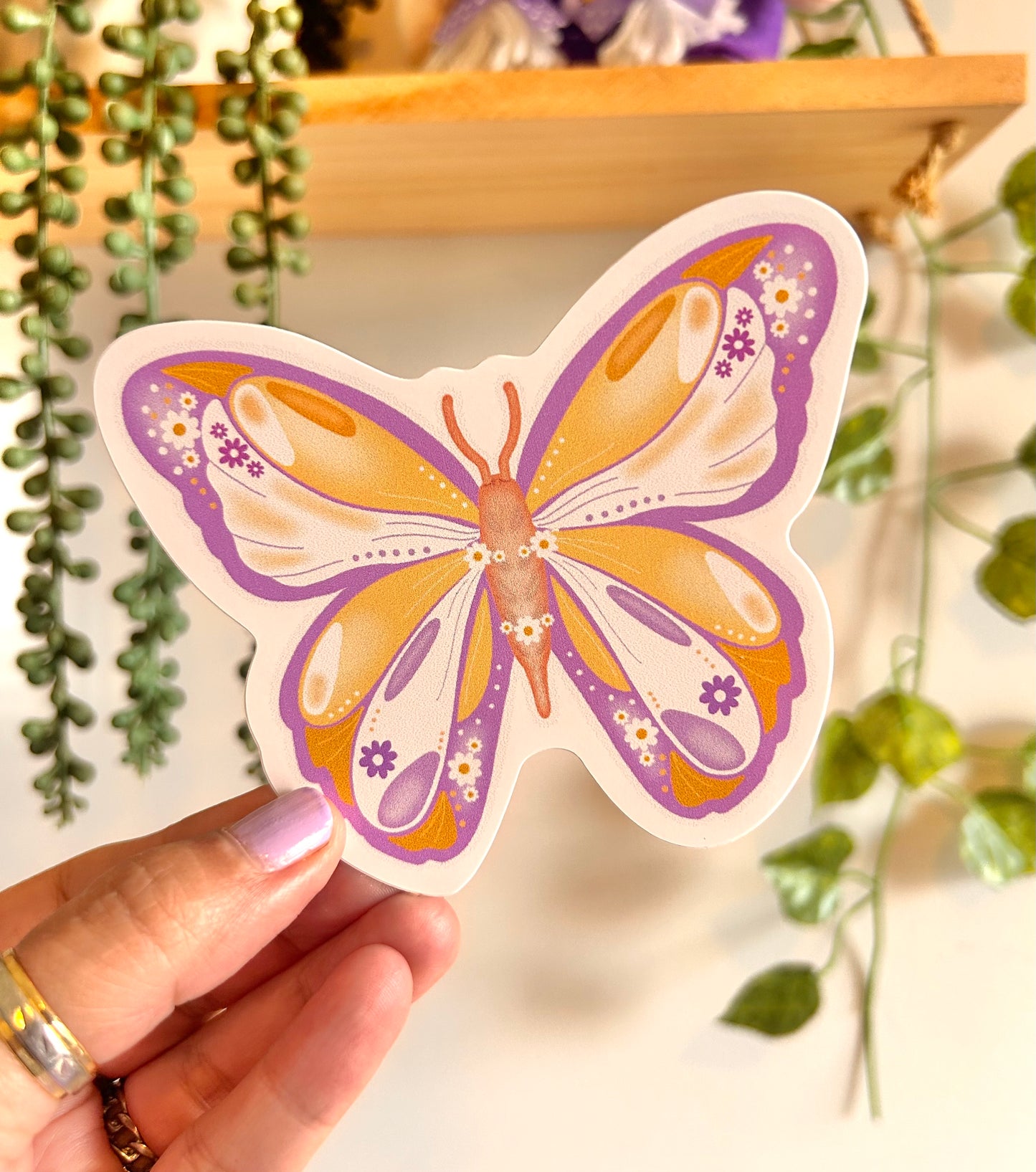 Butterfly Vinyl Sticker