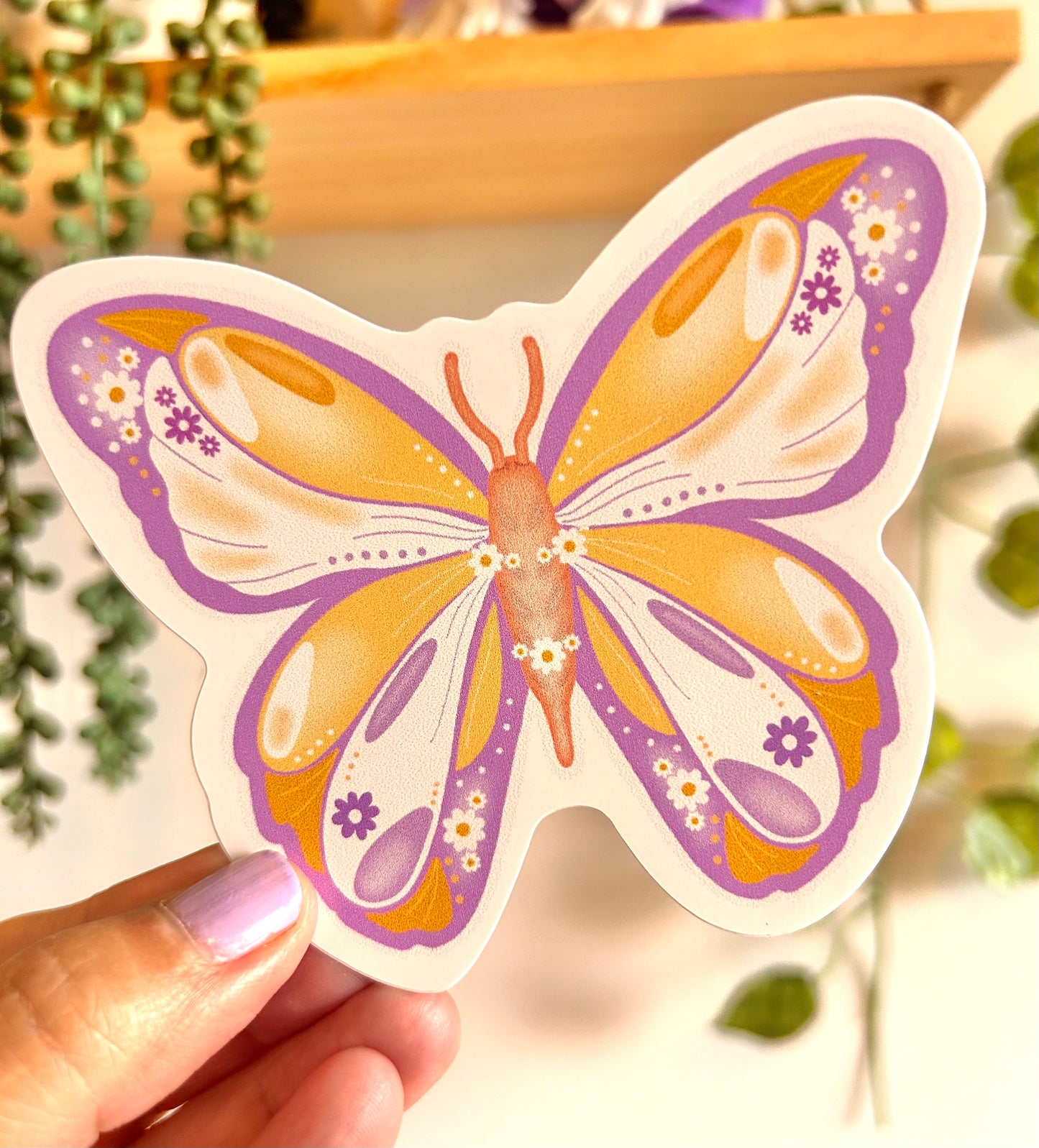 Butterfly Vinyl Sticker