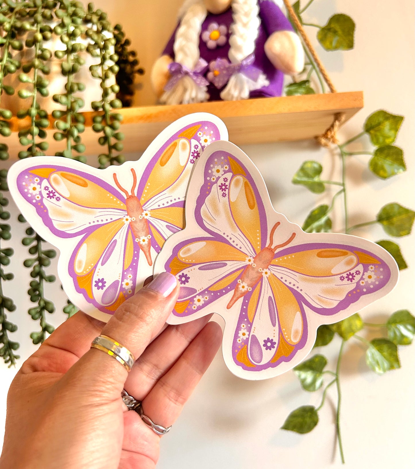 Butterfly Vinyl Sticker