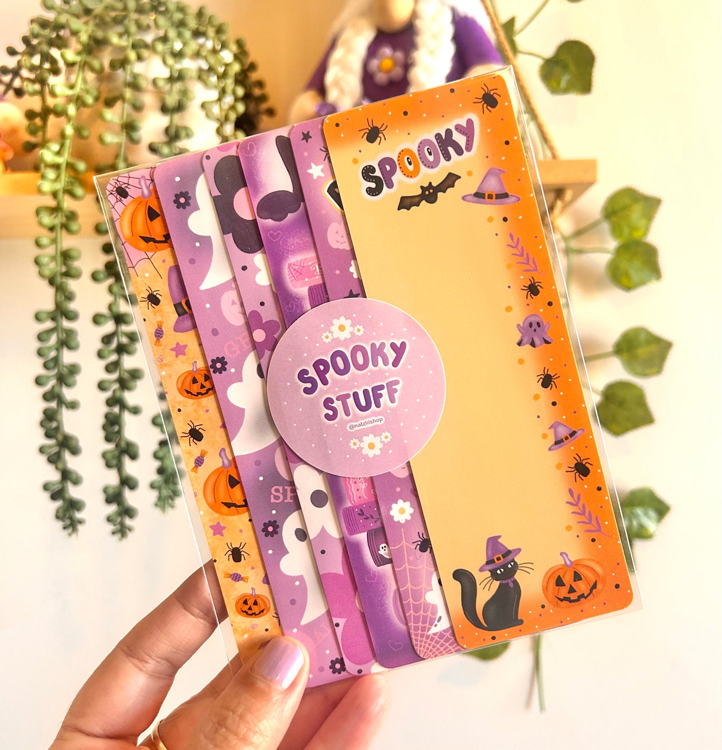 Halloween Bookmark Set