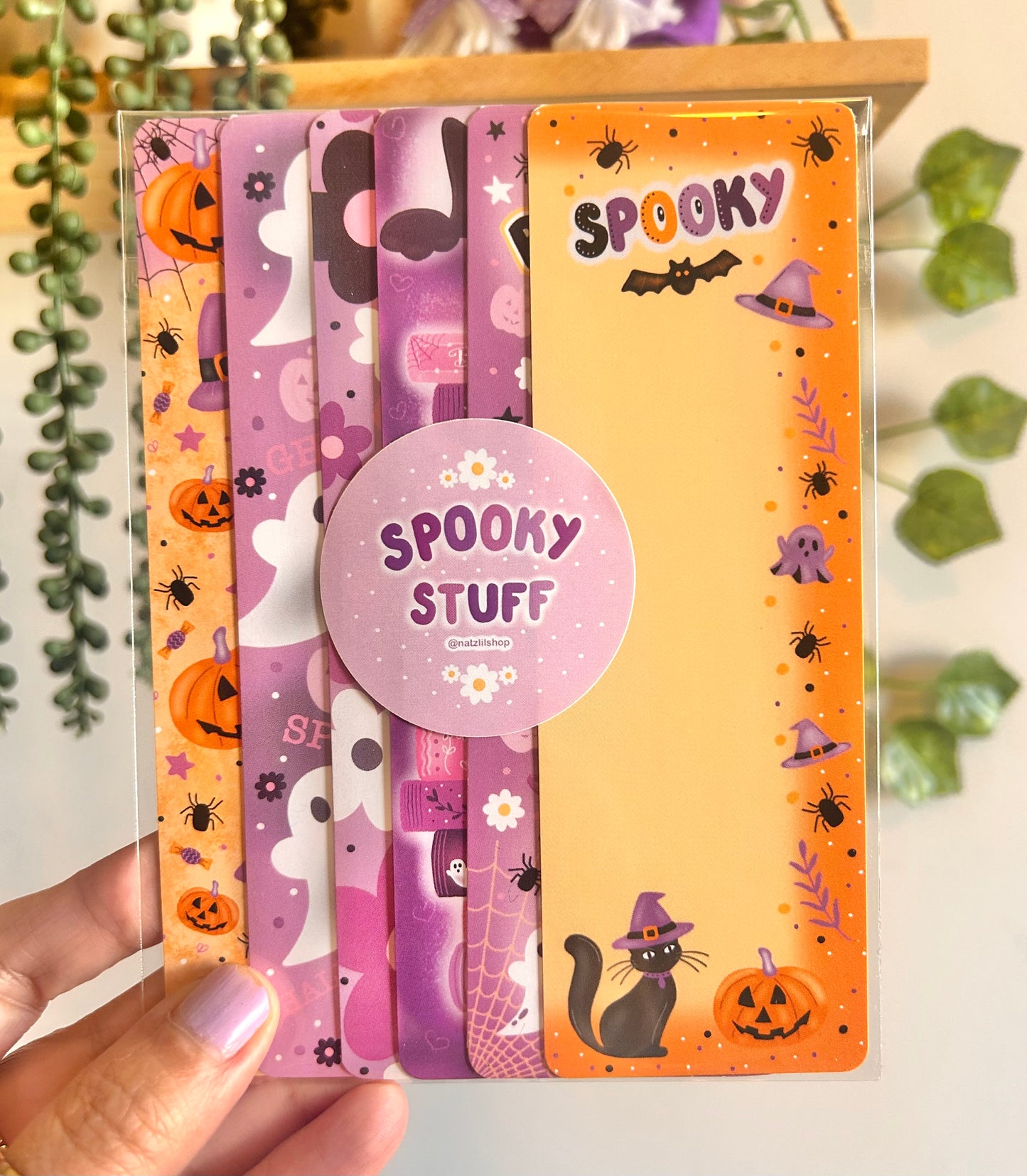 Halloween Bookmark Set