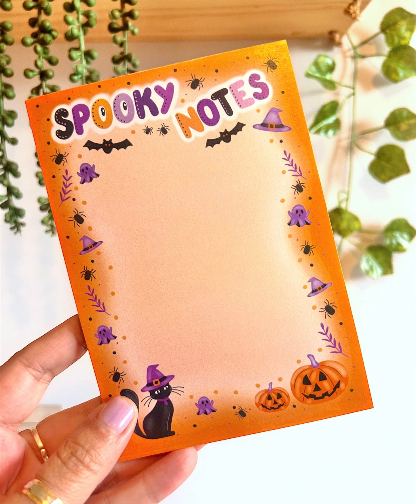 Halloween Spooky Notes Notepad
