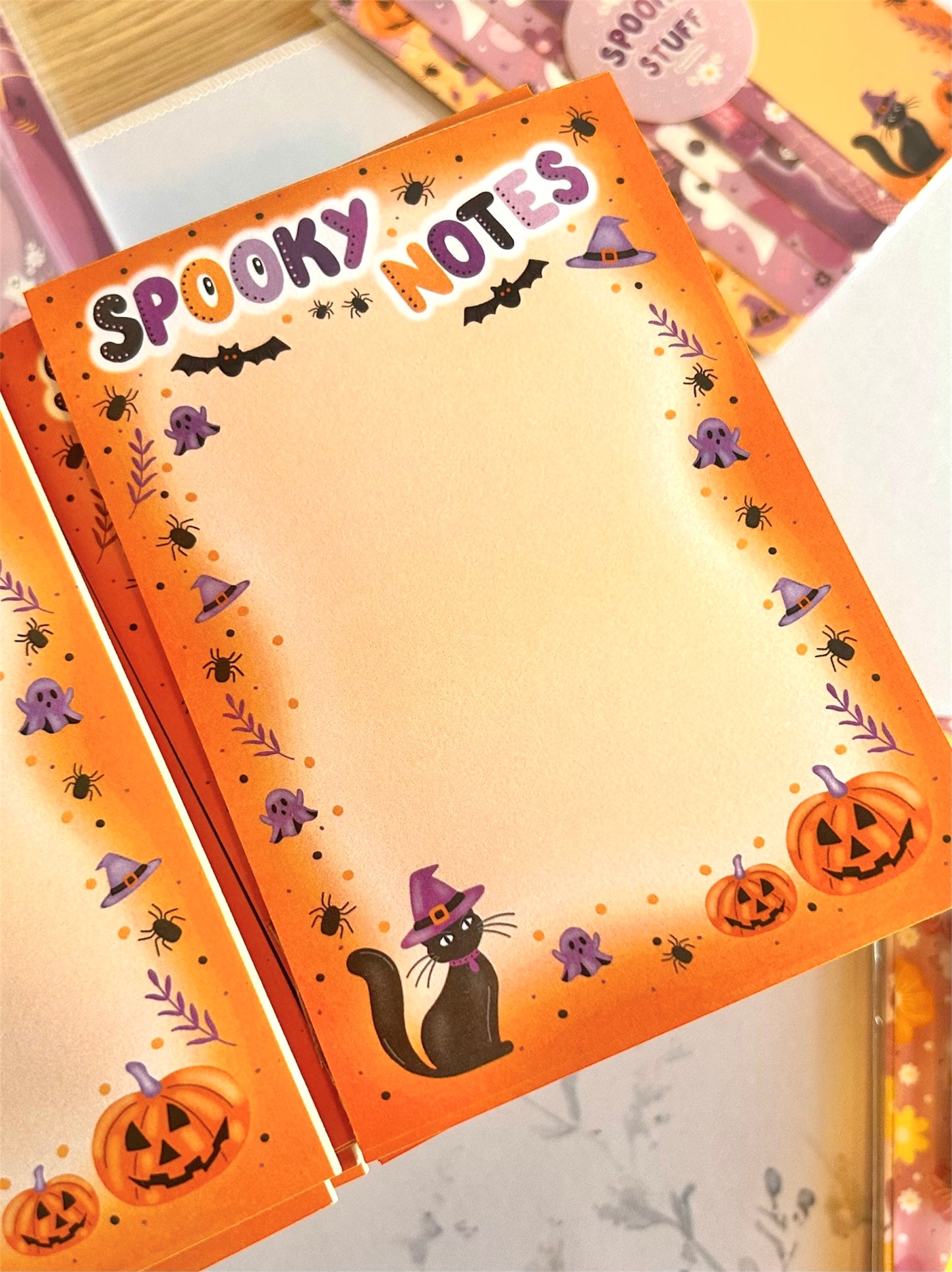 Halloween Spooky Notes Notepad