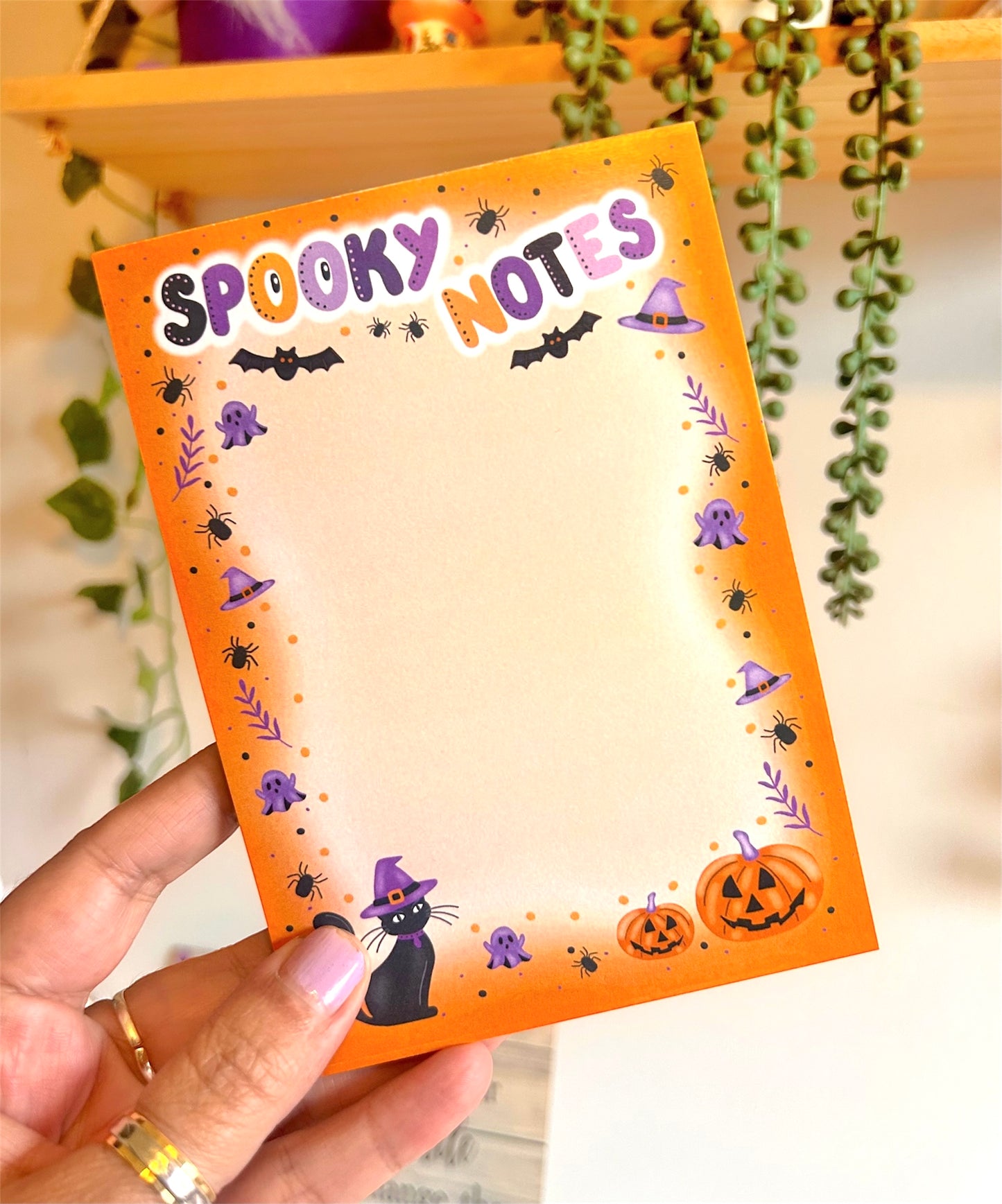 Halloween Spooky Notes Notepad