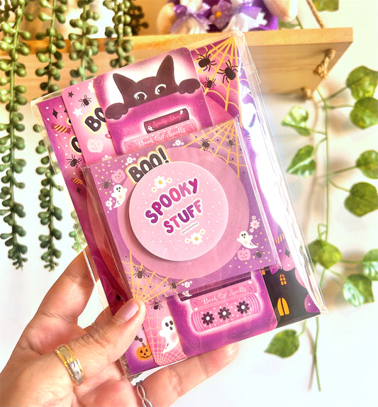 Halloween Stationery Bundle Set + FREE HALLOWEEN CARD