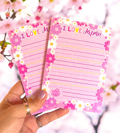 I Love Japan Notepad