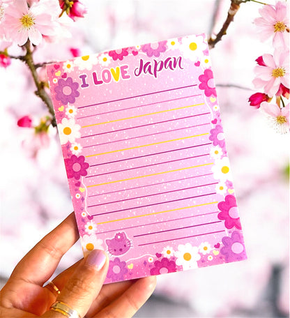 I Love Japan Notepad