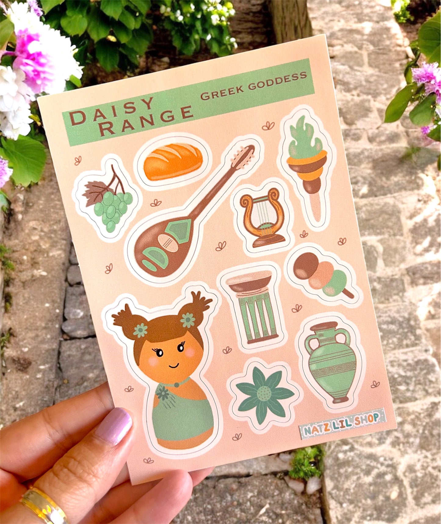 Greek Goddess Stickersheet