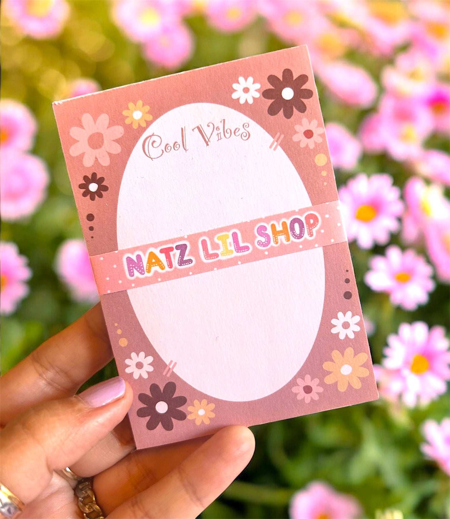 Cool Vibes Floral Notepad