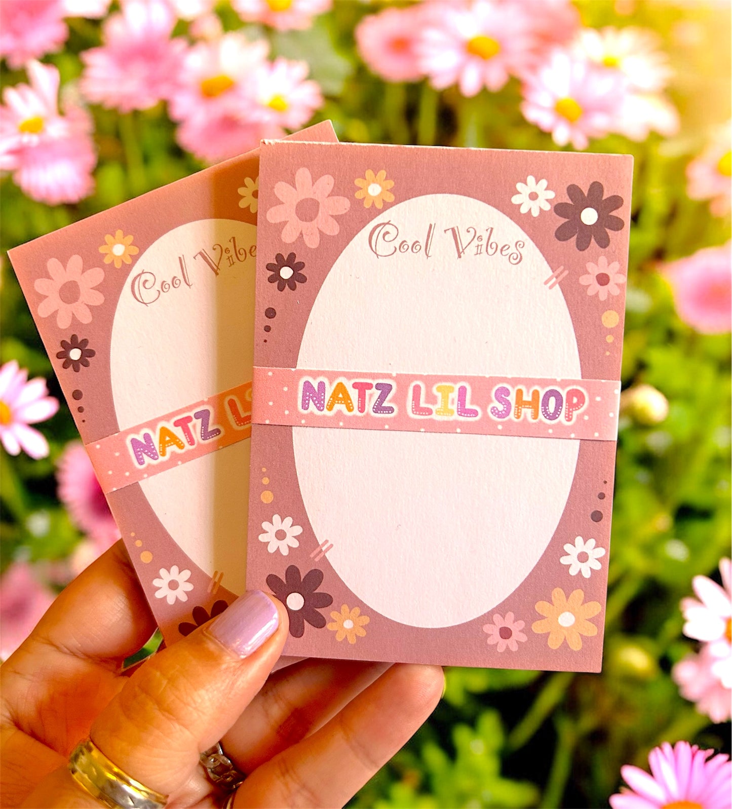 Cool Vibes Floral Notepad