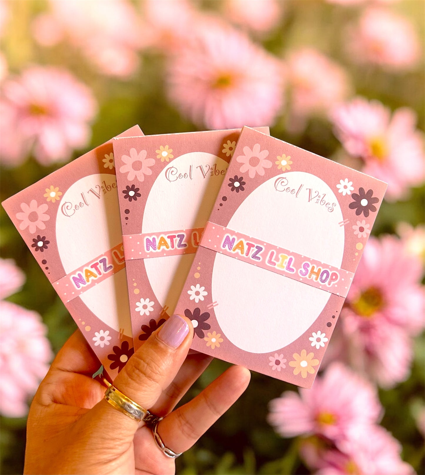 Cool Vibes Floral Notepad