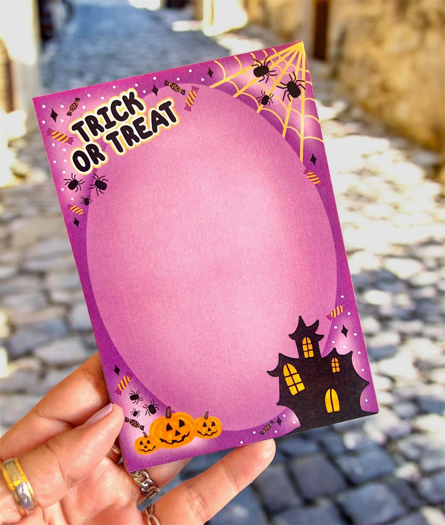 Notepad - Trick or Treat Halloween Notepad