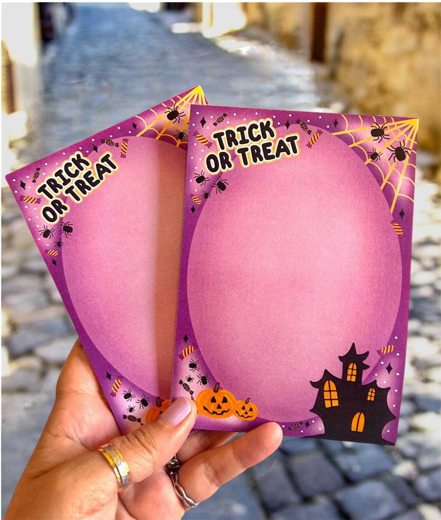 Notepad - Trick or Treat Halloween Notepad