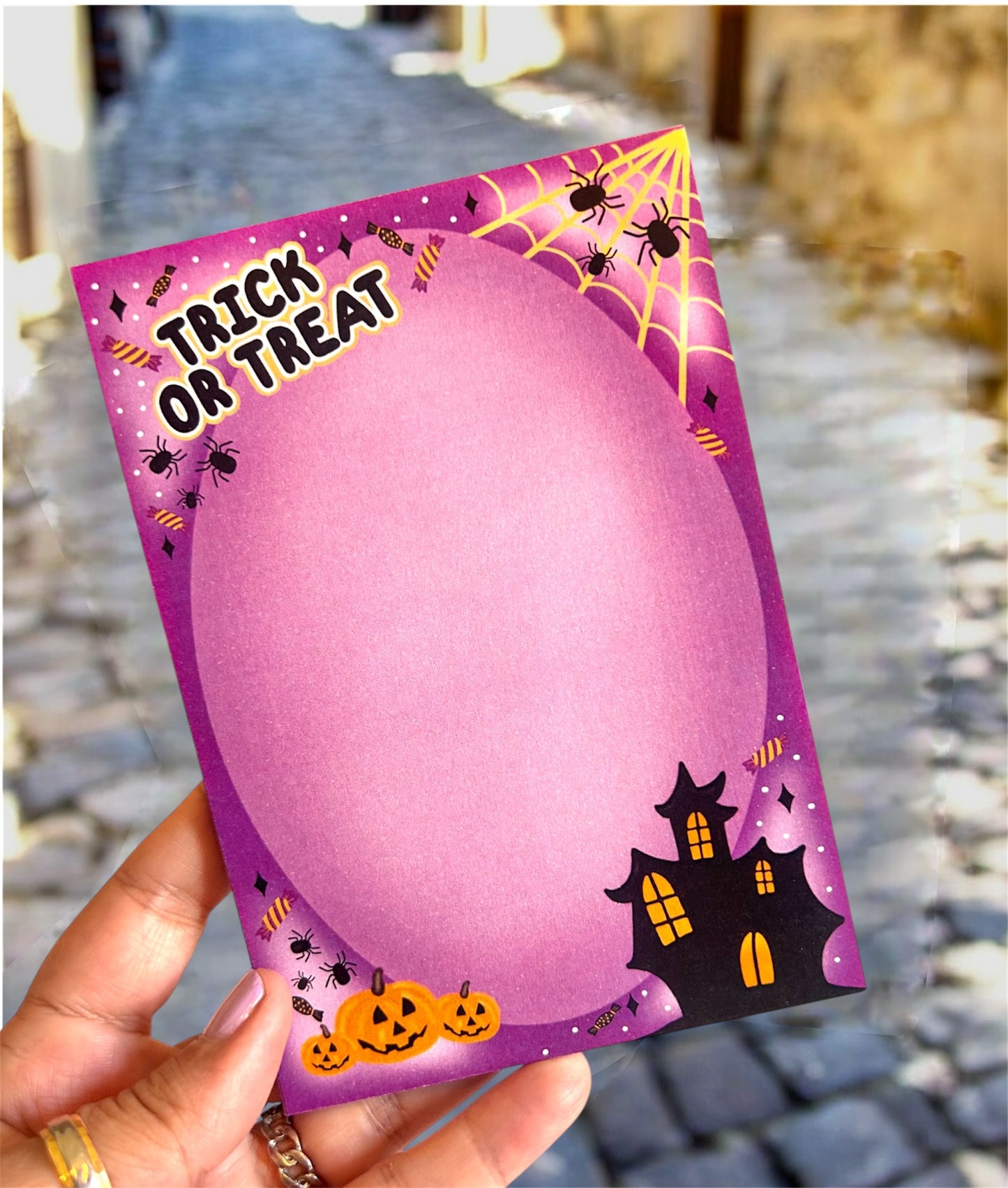 Notepad - Trick or Treat Halloween Notepad