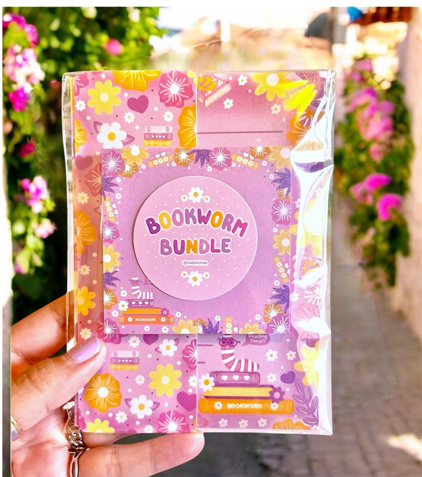 Floral Bookworm Bundle Set