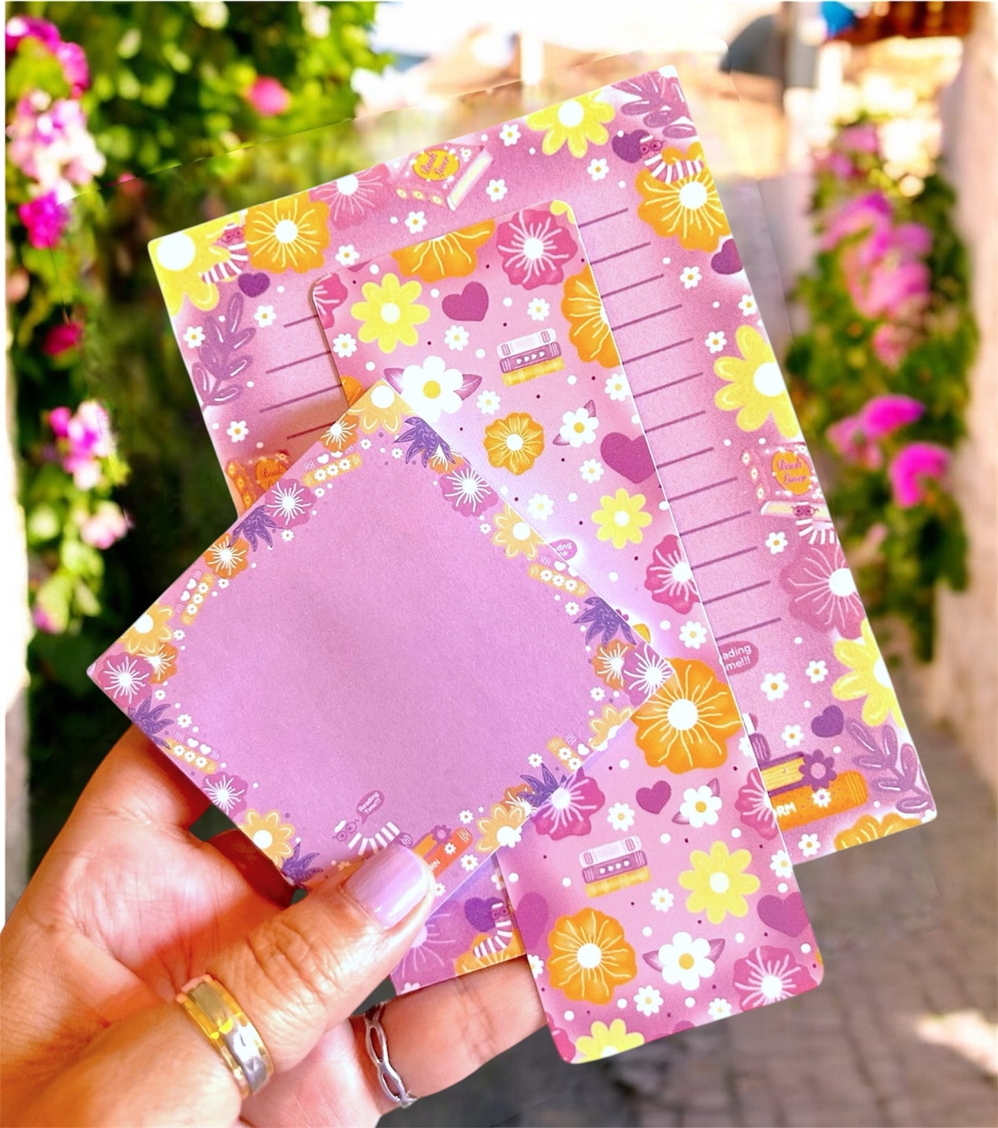 Floral Bookworm Bundle Set