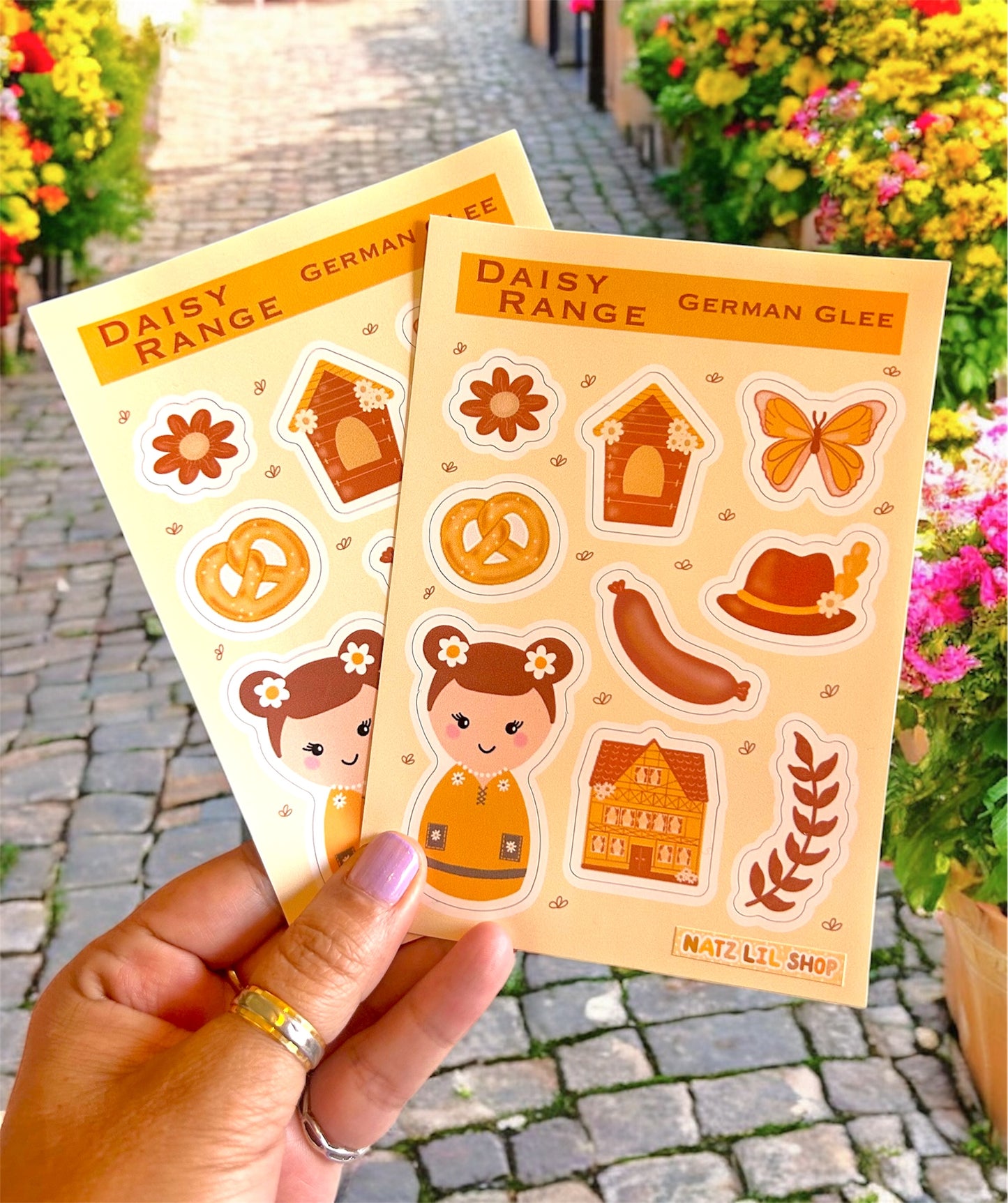 German Glee Stickers