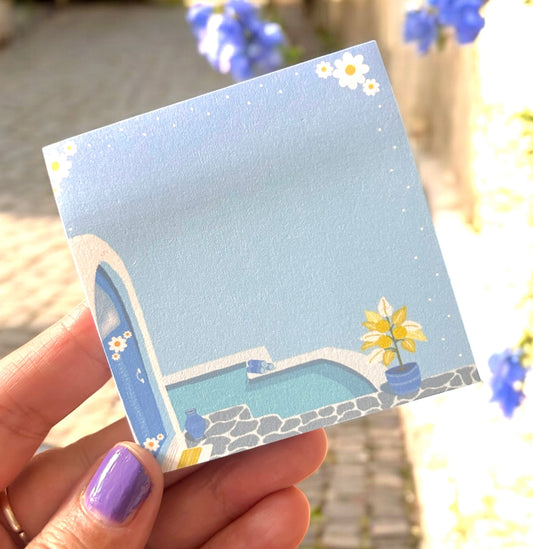 Summer In Greece Sticky Notes