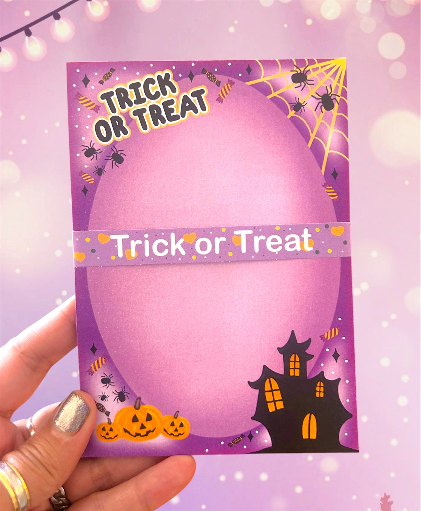 Trick or Treat Halloween Notepad