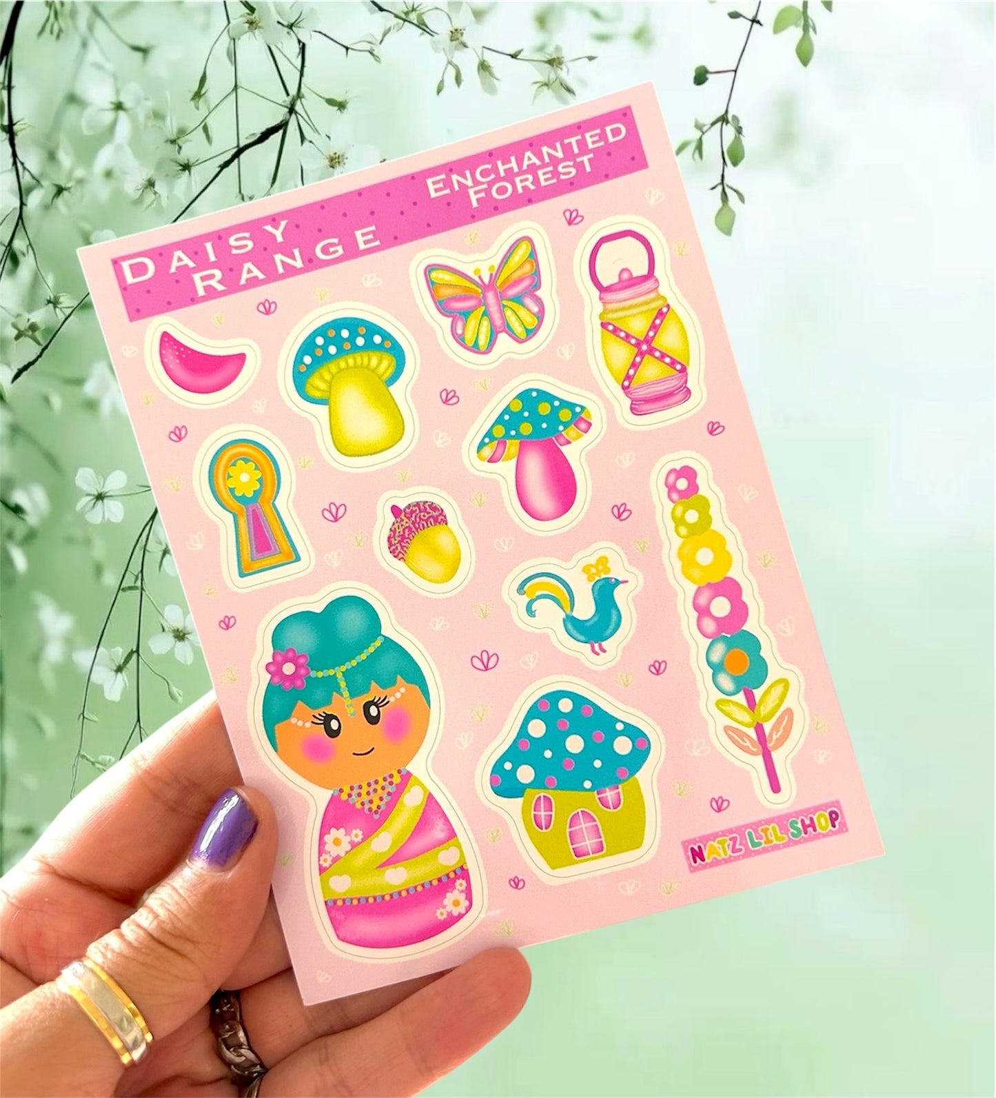 Enchanted Forest Sticker Sheet