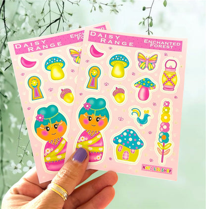 Enchanted Forest Sticker Sheet