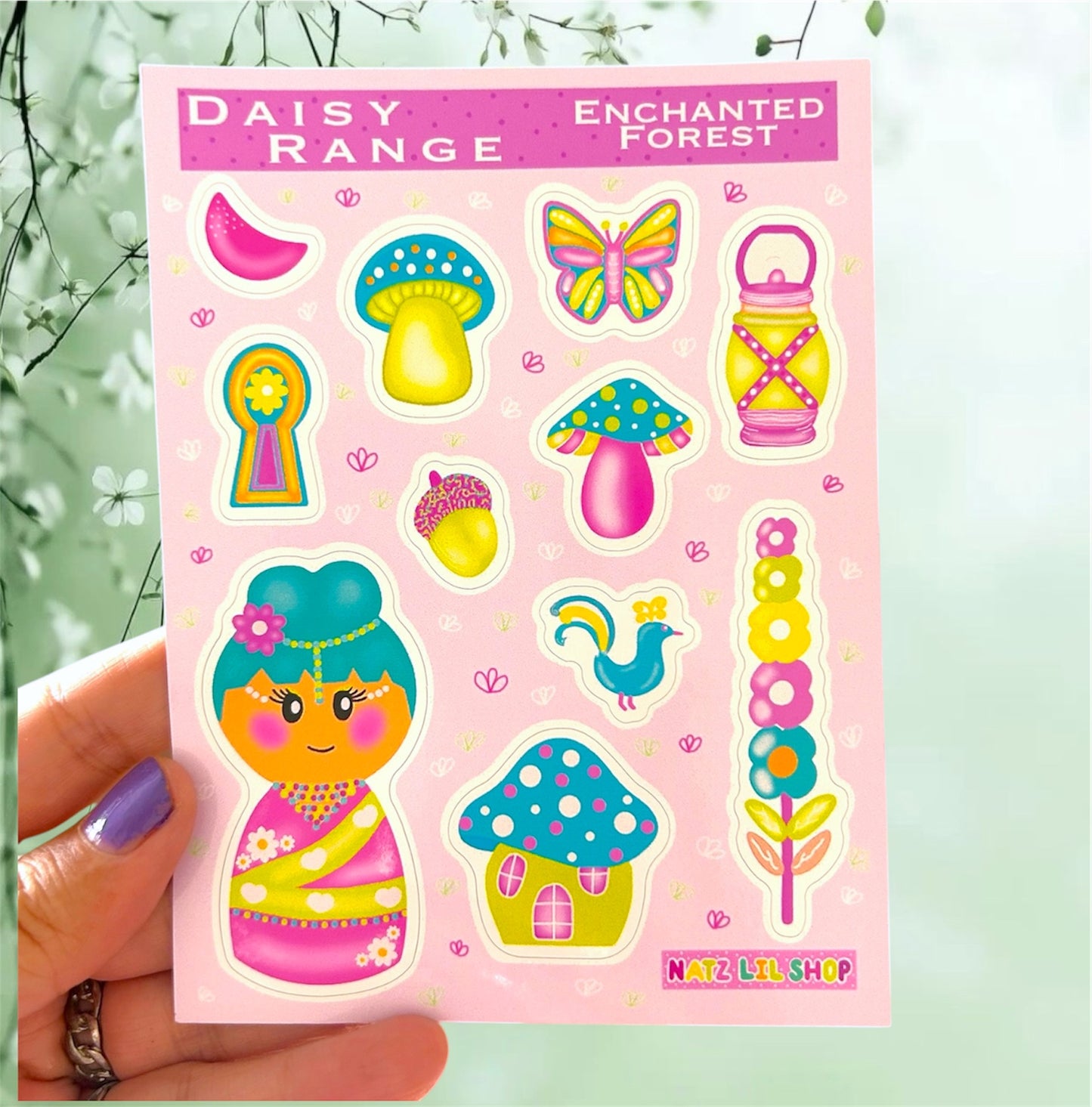 Enchanted Forest Sticker Sheet
