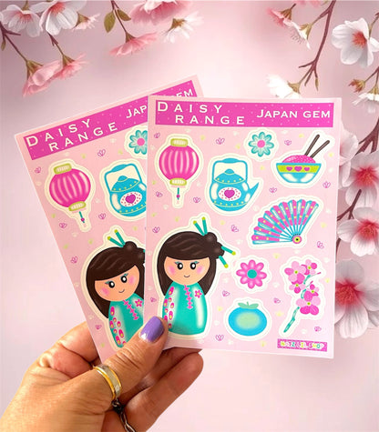Japan Gem Stickersheet