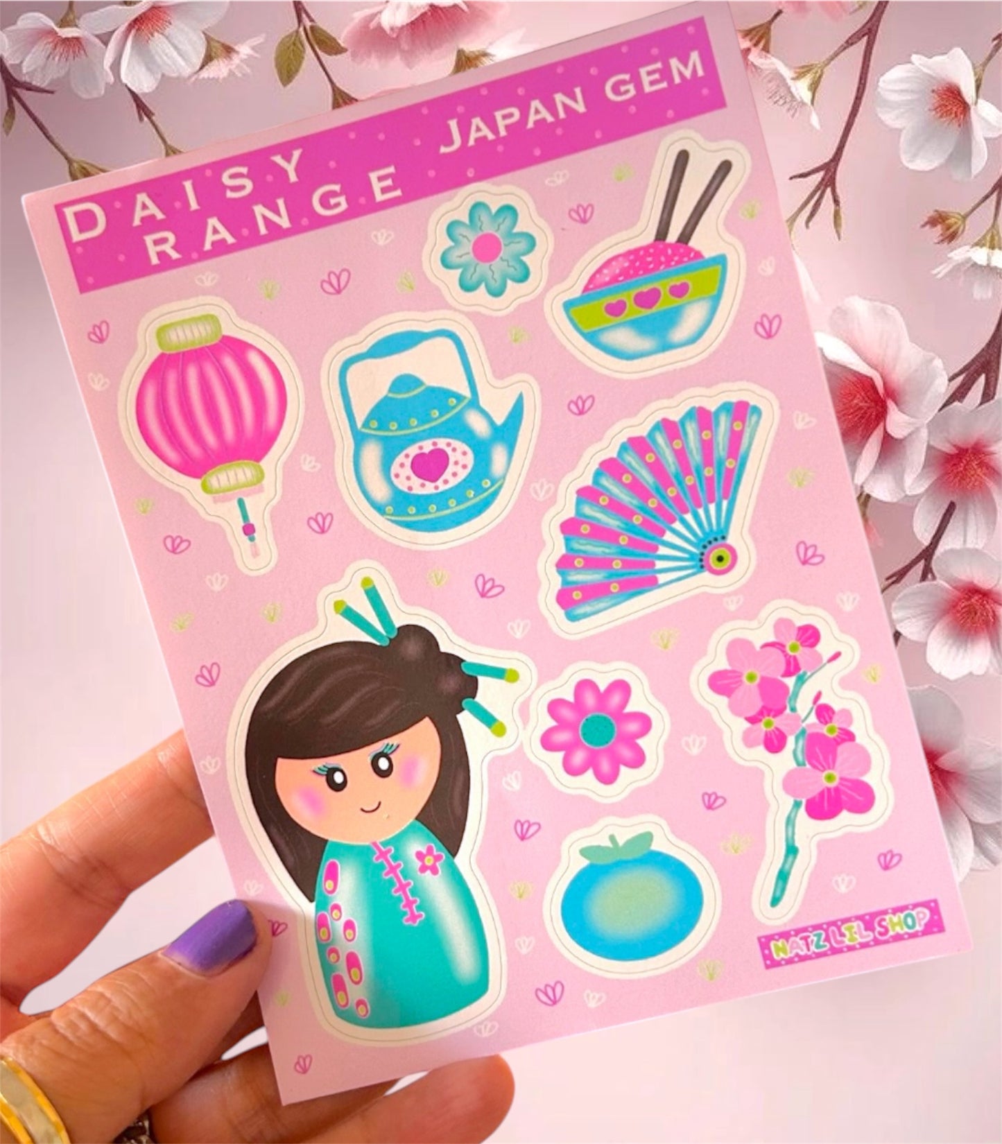 Japan Gem Stickersheet